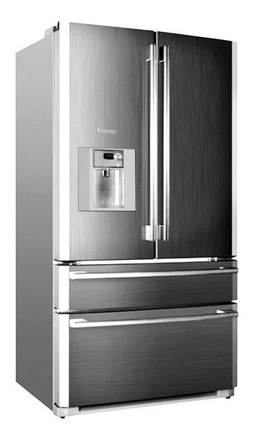 Baumatic TITAN5.5 freestanding 510L A+ Stainless steel side-by-side refrigerator