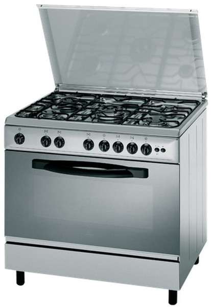 Indesit KM L21S(X)/EX Freestanding Gas hob Stainless steel cooker