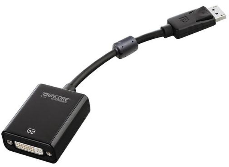 ENCORE DisplayPort/DVI 0.15m DisplayPort Black video cable adapter