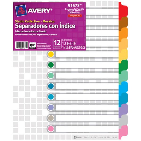 Avery 91673 bookmark