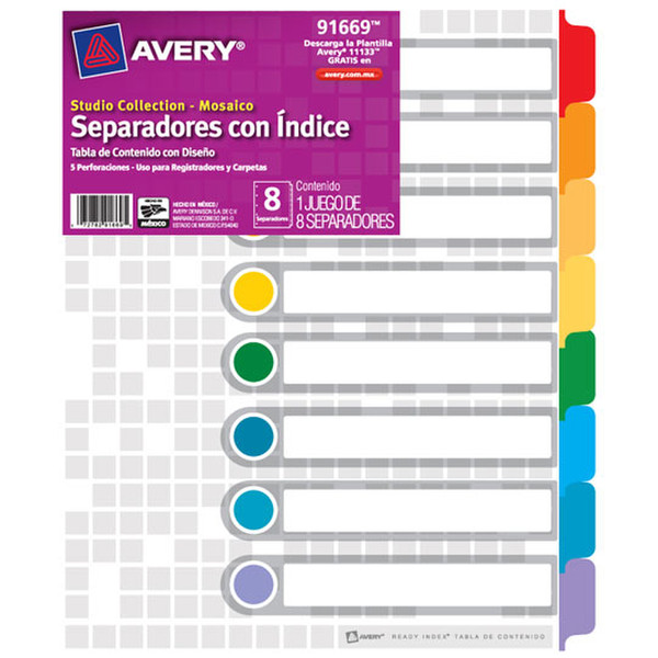 Avery 91669 bookmark