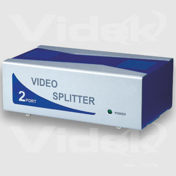 Videk KV102 2 Port Video Splitter 350 MHz