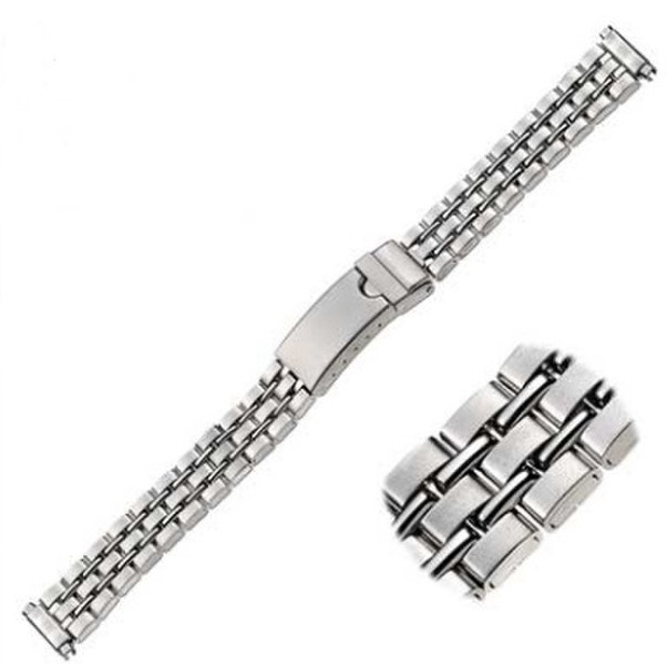 Apollo 21303 Watch bracelet Edelstahl Silber Uhrenarmband