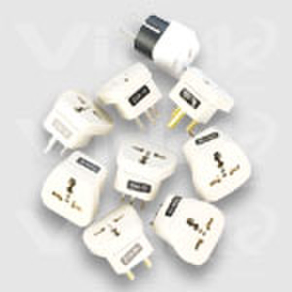 Videk Worldwide Power Adaptor Kit Weiß USB Kabel