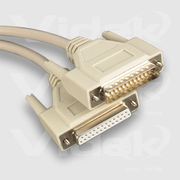 Videk RS232 25 D Type Cable 3m SCSI cable