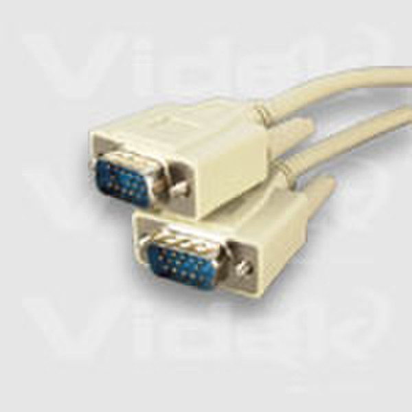 Videk HDD DB15 M / F - 2M 2м VGA (D-Sub) Серый VGA кабель