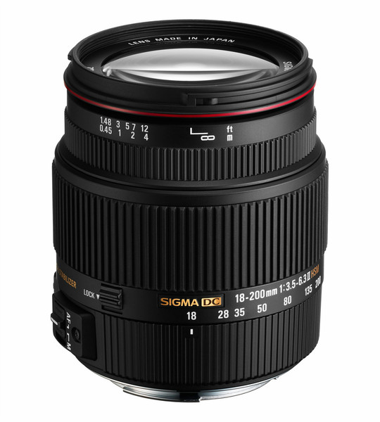 Sigma 18-200mm F3.5-6.3 II DC (OS) HSM SLR Schwarz