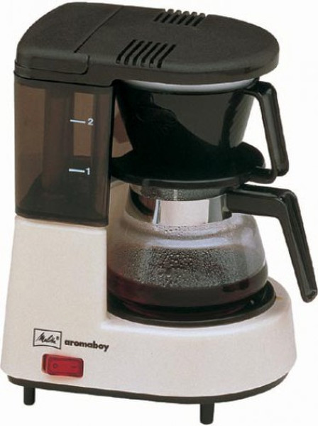 Melitta aromaboy M 25-96 freestanding Drip coffee maker 2cups Beige,Brown