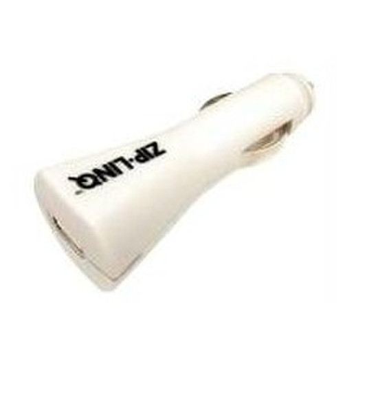 ZipLinq ZIP-PWR-DCW Auto White mobile device charger