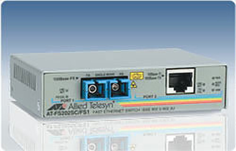 Allied Telesis AT-FS202 media converter 100Мбит/с сетевой медиа конвертор