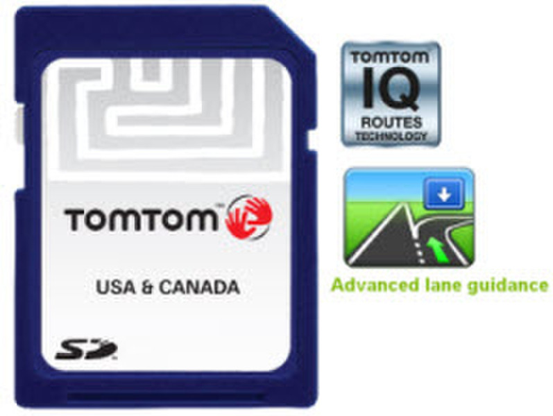 TomTom Map USA & Canada IQ Routes™ v8.15