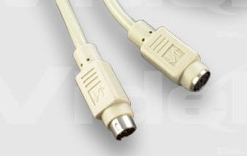 Videk 6 Pin Mini Din M - F PS2 Extension Cable 10Mtr 10m PS/2-Kabel