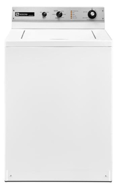 Maytag MAT15MNBGW Отдельностоящий Вертикальная загрузка 10кг Белый стиральная машина