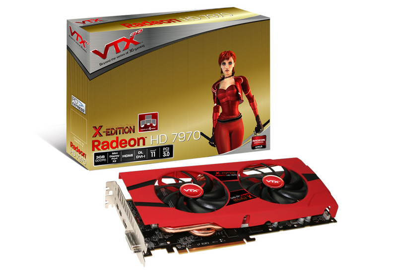 VTX3D VX7970 3GBD5-2DHXE Radeon HD7970 3ГБ GDDR5 видеокарта