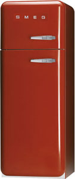 Smeg FAB30RS7 freestanding A+ Red fridge-freezer
