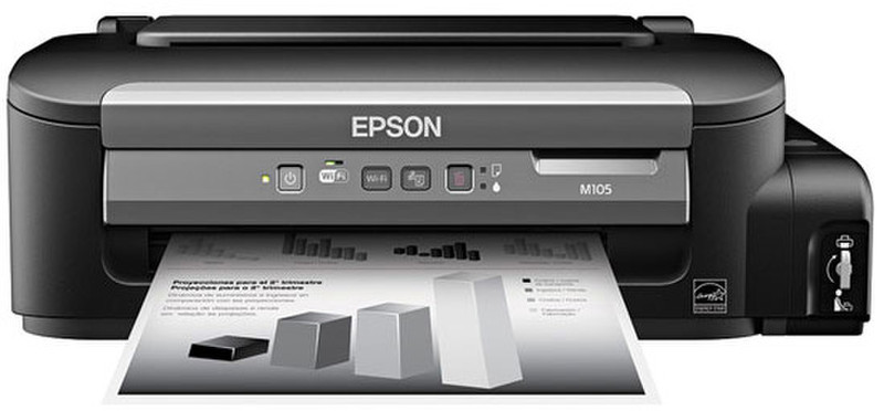 Epson WorkForce M105 1440 x 720DPI A4 Wi-Fi Black inkjet printer
