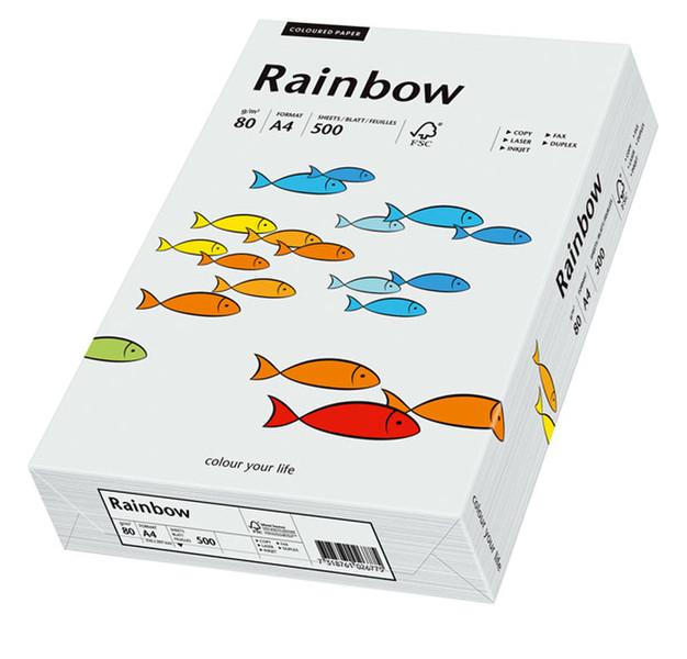 Papyrus Rainbow A4 500er A4 (210×297 mm) Matte Grey inkjet paper