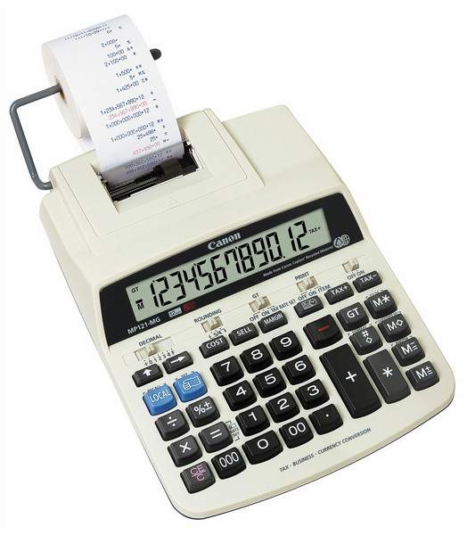 Canon MP121-MG Desktop Printing calculator Weiß