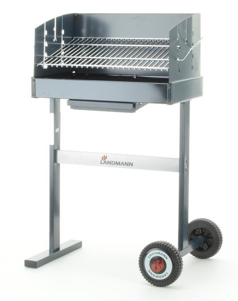 LANDMANN compact 500 Barbecue Charcoal Metallic