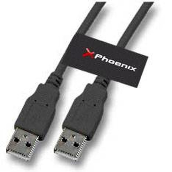 Phoenix Technologies 2m USB A/USB A 2м USB A USB A Черный