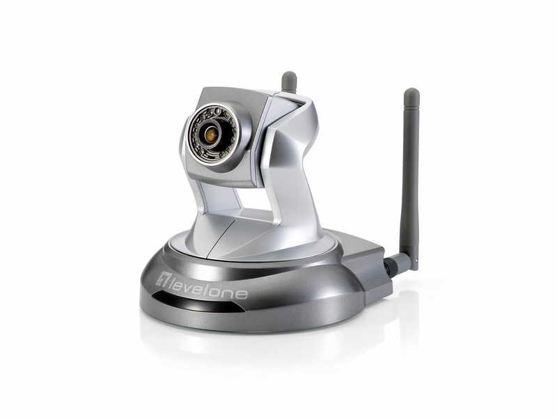 LevelOne PT Network Camera, 2-Megapixel, 150Mbps 802.11b/g/n, Day & Night, IR LEDs