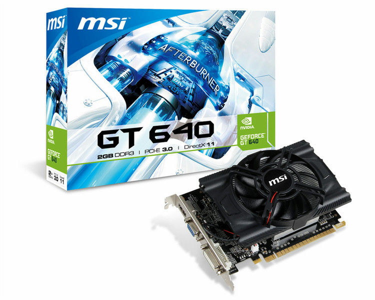 MSI N640-2GD3 GeForce GT 640 2GB GDDR3 graphics card