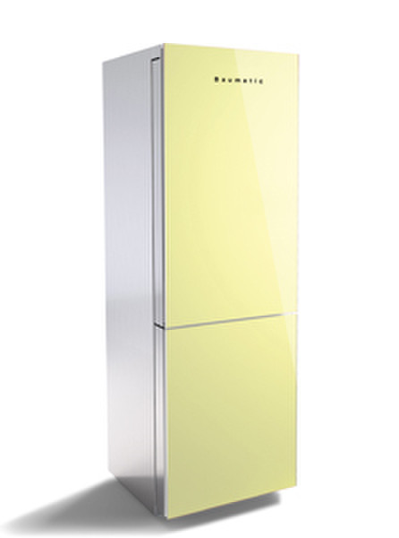 Baumatic INDULGENCE.CR freestanding 231L 87L A+ Stainless steel,Yellow fridge-freezer