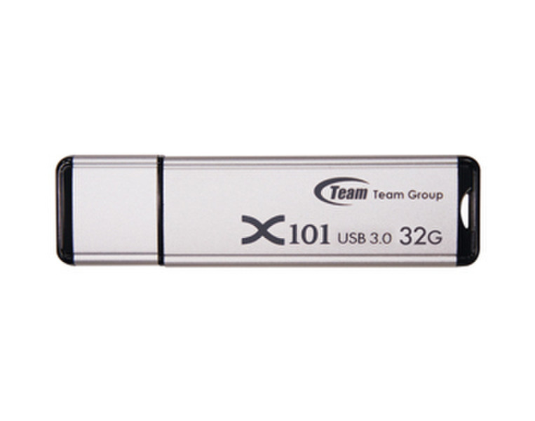 Team Group 32GB X101 USB3.0 32GB USB 3.0 (3.1 Gen 1) Type-A Silver USB flash drive