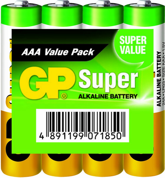 GP Batteries Super Alkaline AAA