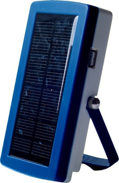 Powerplus Lizard Solar battery charger Синий, Белый