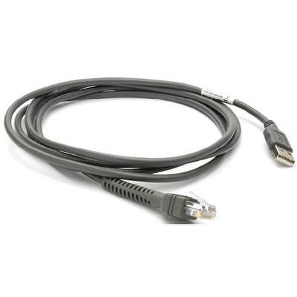 Unitech 1550-900040G 1.8м USB A Черный кабель USB