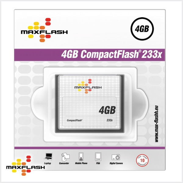 MaxFlash 4GB Compact Flash 4ГБ CompactFlash карта памяти