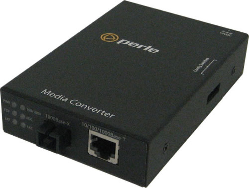 Perle S-1110-S1SC10D-XT 1000Mbit/s 1310nm Single-mode Black