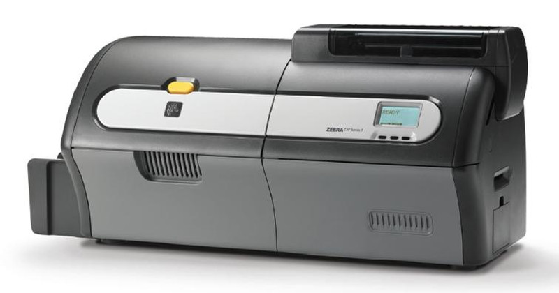 Zebra ZXP7 Farbstoffsublimation/Wärmeübertragun Farbe 300 x 300DPI Schwarz Plastikkarten-Drucker