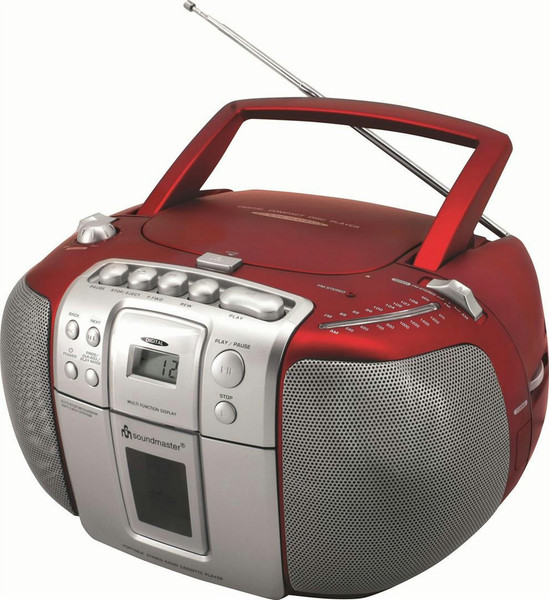 Soundmaster SCD 5405 Analog Red CD radio