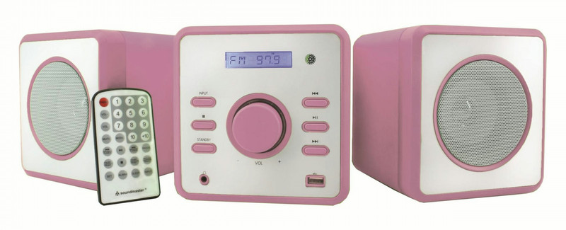Soundmaster MCD 360 Mini-Set Pink