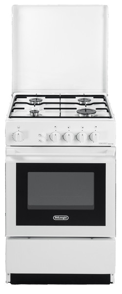 DeLonghi SGGW 554 Freestanding Gas hob White cooker