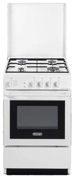 DeLonghi SGGW 554 Freistehend Gas hob Weiß Küchenherd