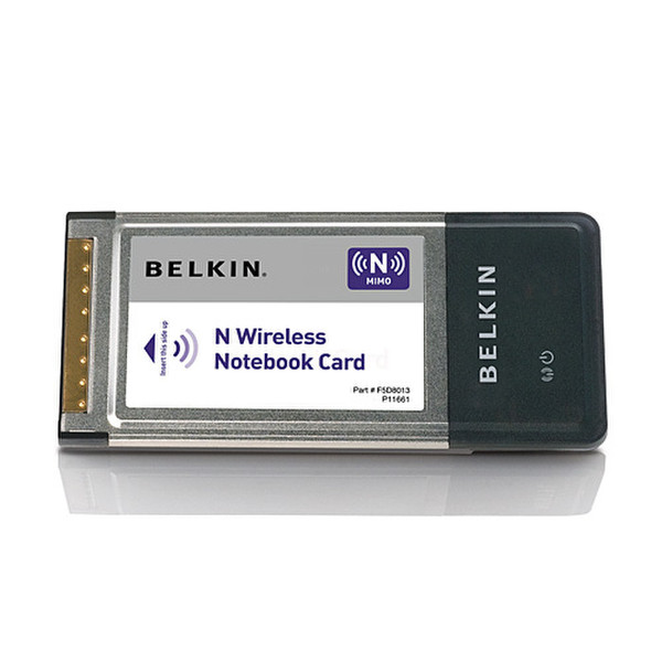 Belkin N Wireless Notebook Card 300Mbit/s networking card