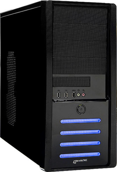 Revoltec Seventy 1 Midi-Tower Black computer case