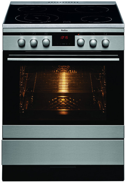 Amica C6645Di Freestanding Ceramic A Stainless steel