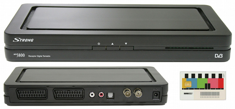 Sunstech SRT5800+TAR.TDT Terrestrial Black TV set-top box