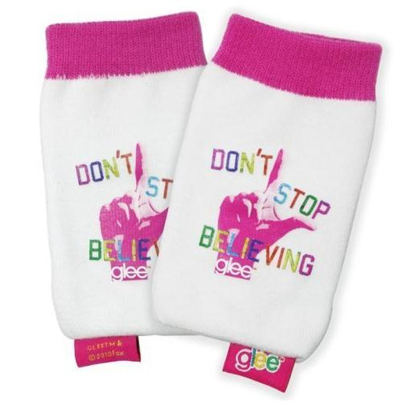 GLEE Don't Stop Believing Pull case Pink,White