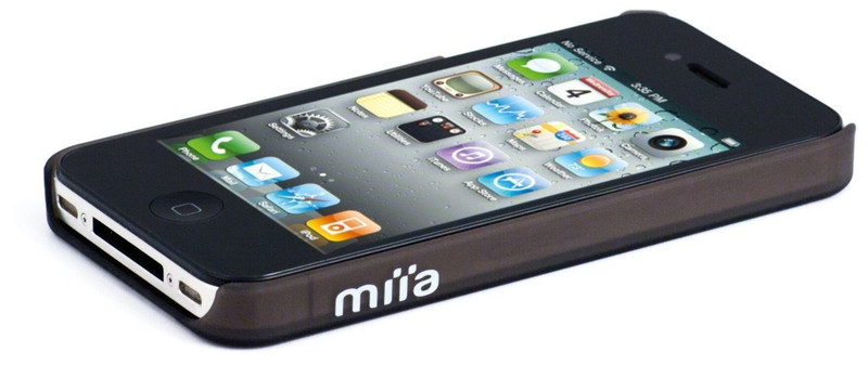 Miia AA-IPH4S-TB Cover Black mobile phone case