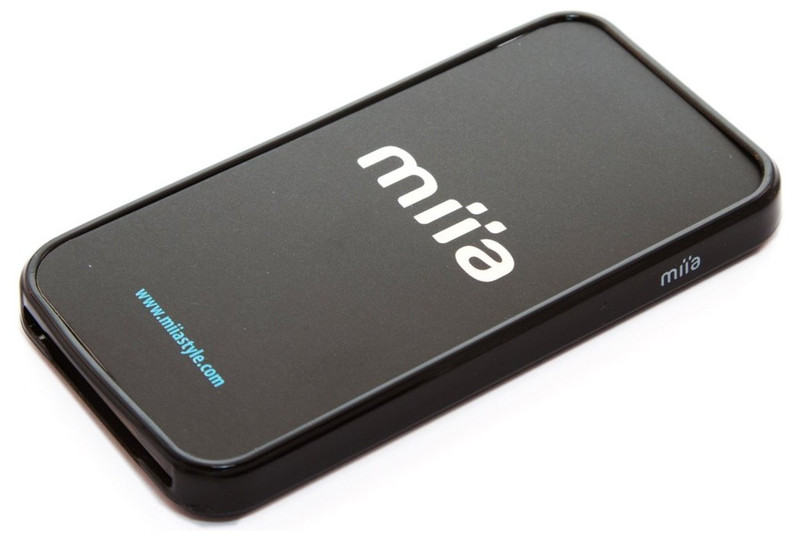 Miia AA-IPH4SCASE-BLK Cover Black mobile phone case