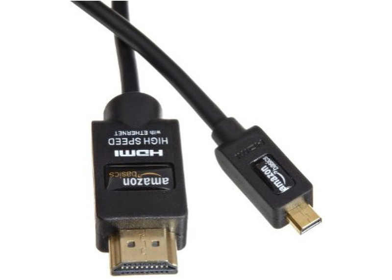 AmazonBasics 1.8m HDMI/Micro HDMI 1.8m HDMI Micro-HDMI Black