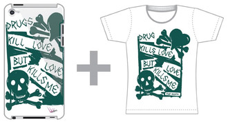 VaVeliero VVTDRUG-FB-M Cover Green,White MP3/MP4 player case