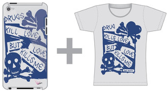 VaVeliero VVTDRUG-FG-S Cover case Blau, Grau MP3/MP4-Schutzhülle