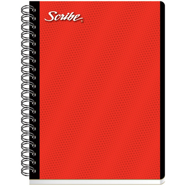 Scribe 1002902 100sheets Black,Red writing notebook