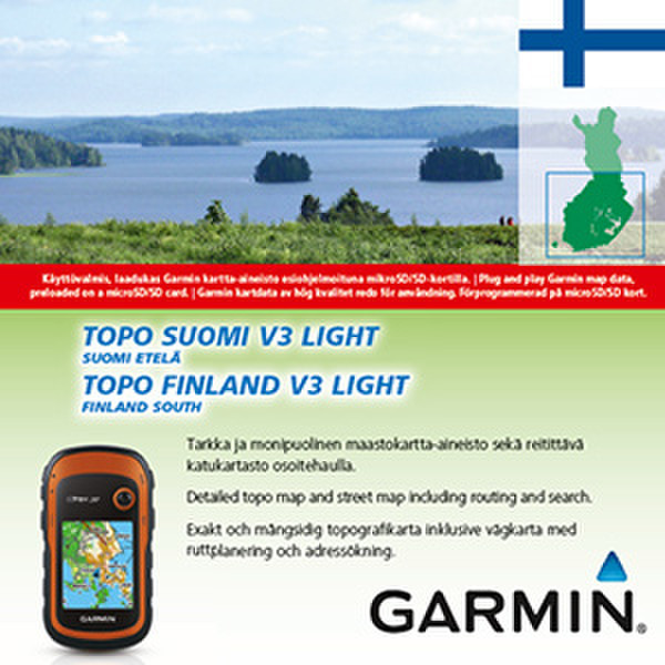 Garmin TOPO Suomi Finland v3 Light Etela